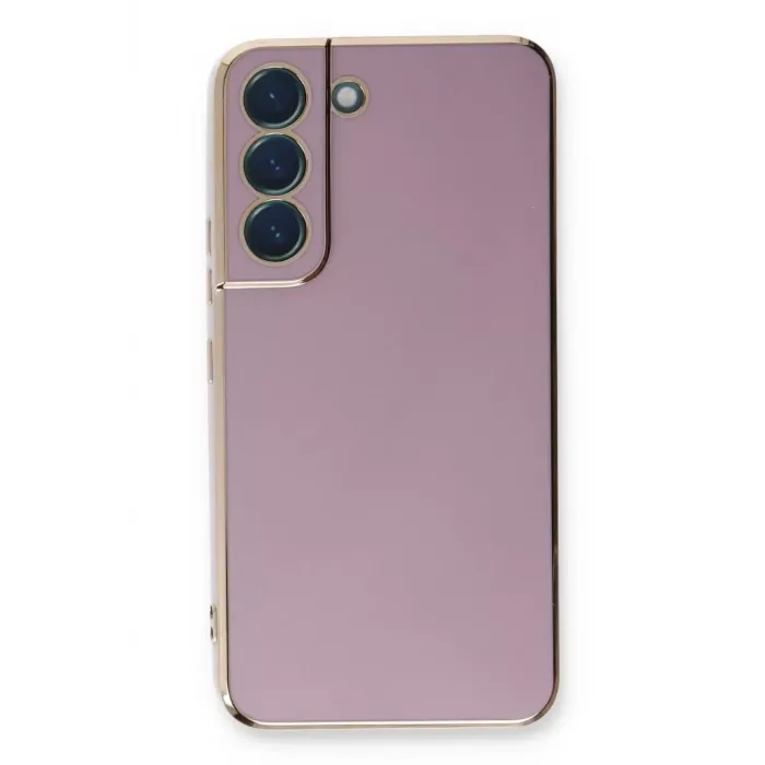 Newface Samsung Galaxy S22 Plus Kılıf Volet Silikon - Mor