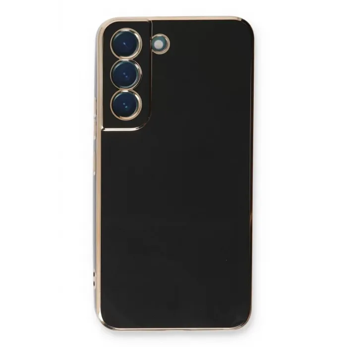 Newface Samsung Galaxy S22 Plus Kılıf Volet Silikon - Siyah