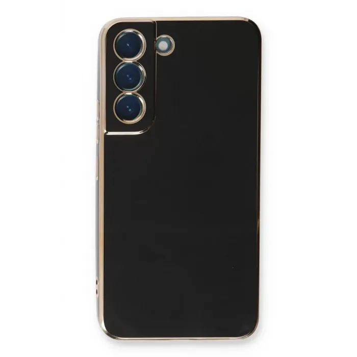 Newface Samsung Galaxy S22 Plus Kılıf Volet Silikon - Siyah