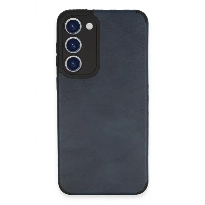 Newface Samsung Galaxy S23 Plus Kılıf Loop Deri Silikon - Lacivert