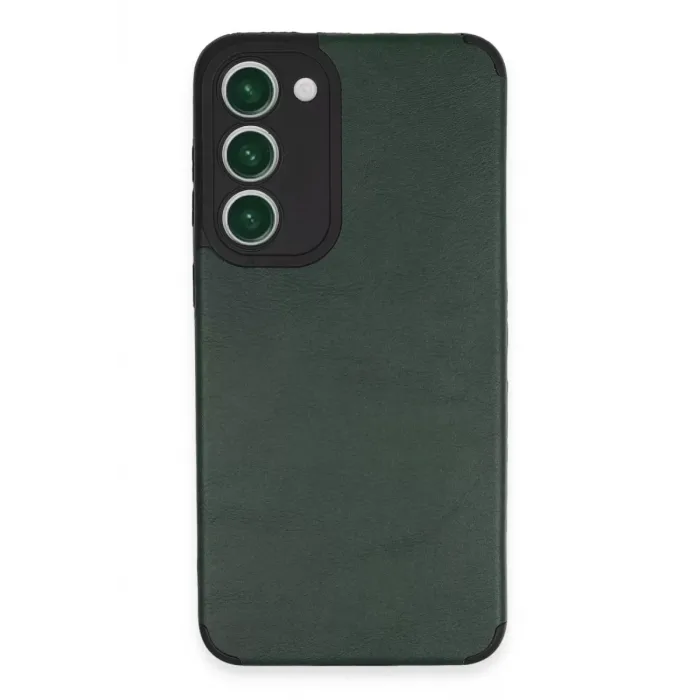 Newface Samsung Galaxy S23 Plus Kılıf Loop Deri Silikon - Yeşil