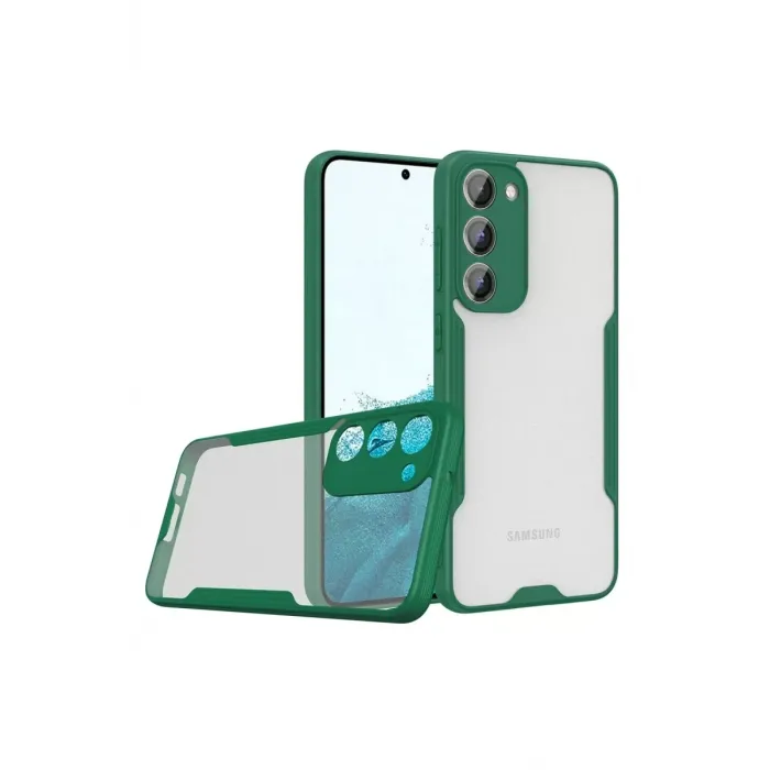 Newface Samsung Galaxy S23 Plus Kılıf Platin Silikon - Yeşil