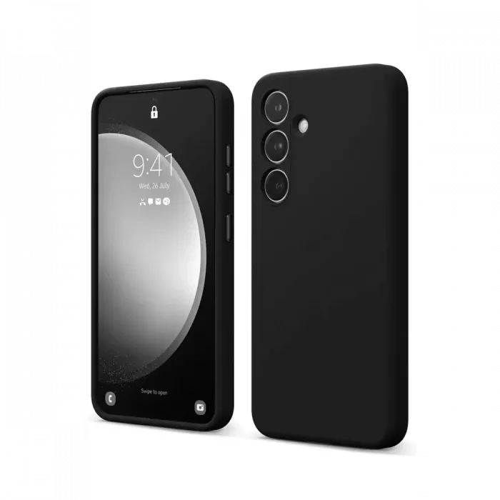 Newface Samsung Galaxy S24 FE Kılıf First Silikon - Siyah