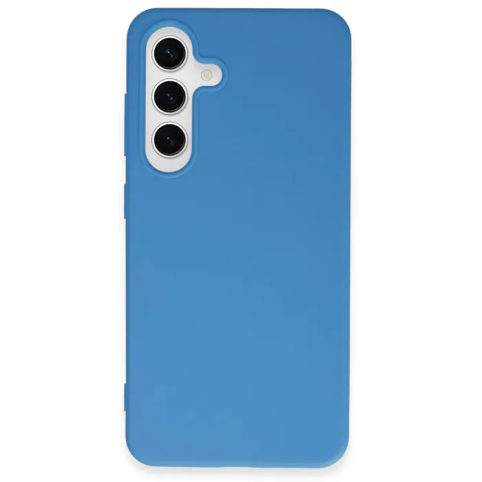 Newface Samsung Galaxy S24 Plus Kılıf First Silikon - Mavi