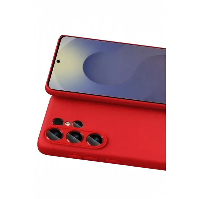 Newface Samsung Galaxy S26 Ultra First Silikon - Kırmızı