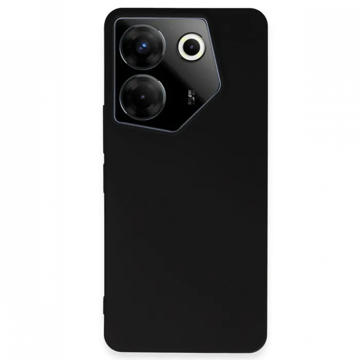Newface Tecno Camon 20 Pro 5G Kılıf First Silikon - Siyah
