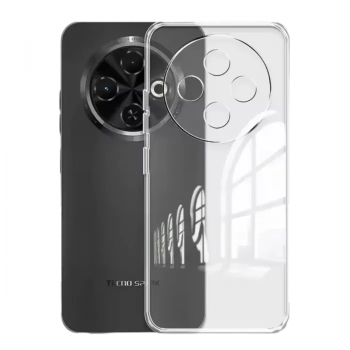 Newface Tecno Spark 30C Kılıf Lüx Şeffaf Silikon