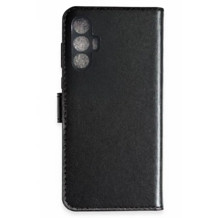 Newface Tecno Spark 8 Pro Trend S Plus Kapaklı Kılıf - Siyah