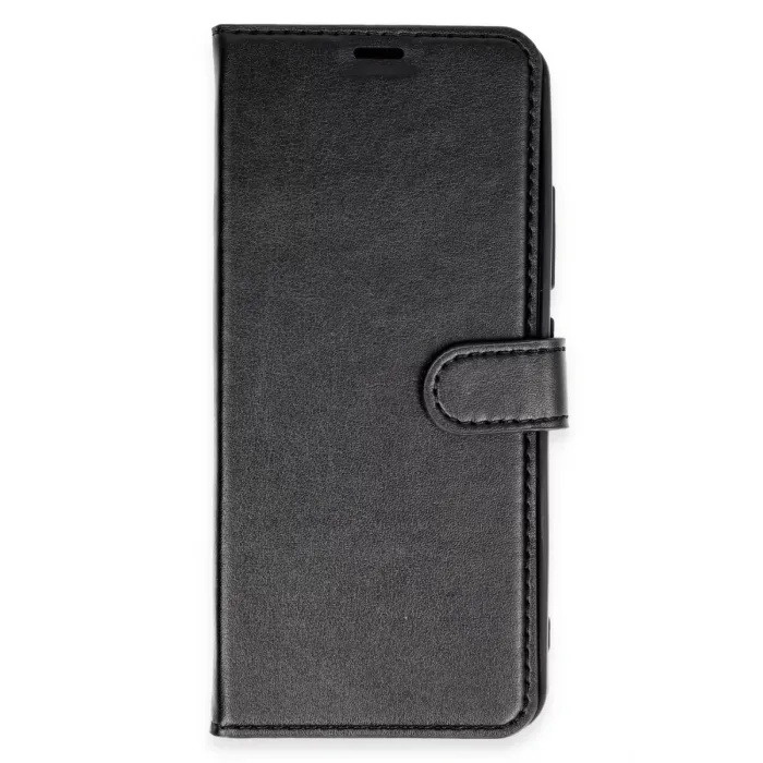 Newface Tecno Spark 8 Pro Trend S Plus Kapaklı Kılıf - Siyah