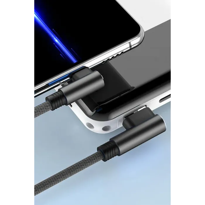 Newface USB to Lightning 3M 2.4A Kablo - Siyah