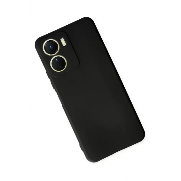 Newface Vivo Y16 Kılıf First Silikon - Siyah