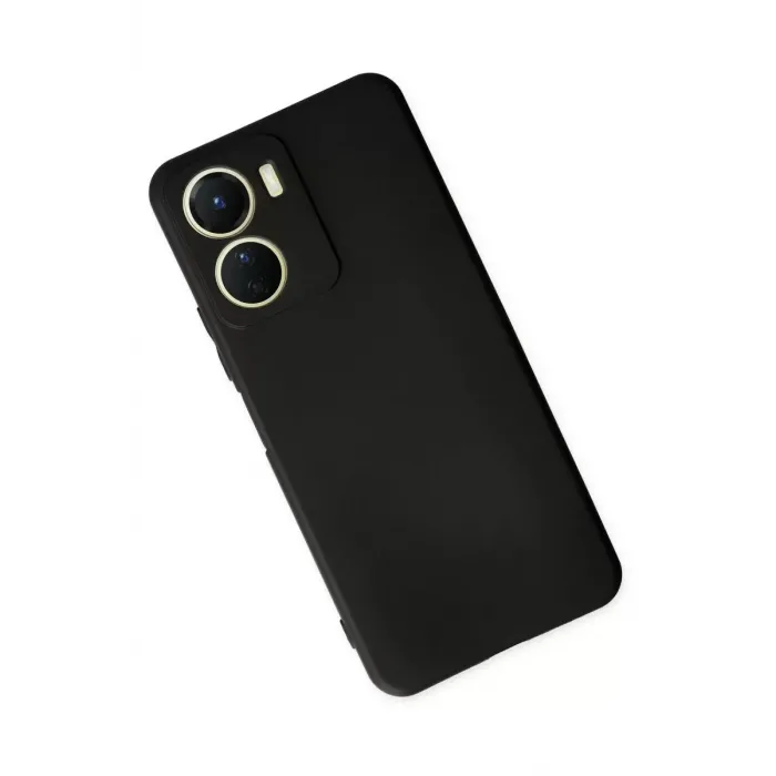 Newface Vivo Y16 Kılıf First Silikon - Siyah