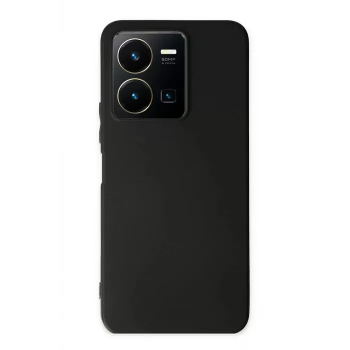 Newface Vivo Y35 Kılıf First Silikon - Siyah