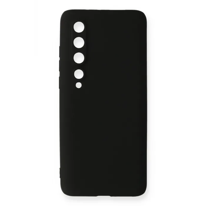 Newface Xiaomi Mi 10 Kılıf First Silikon - Siyah
