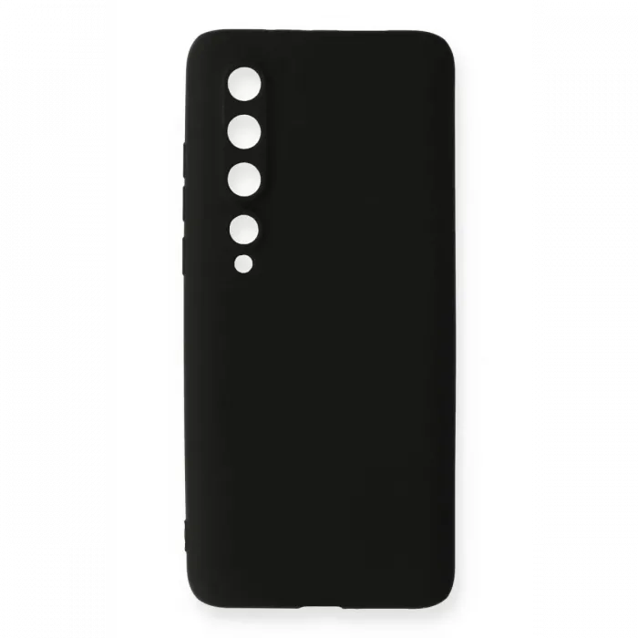 Newface Xiaomi Mi 10 Kılıf First Silikon - Siyah
