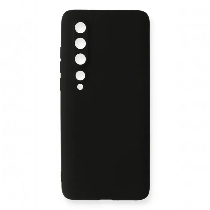 Newface Xiaomi Mi 10 Kılıf First Silikon - Siyah