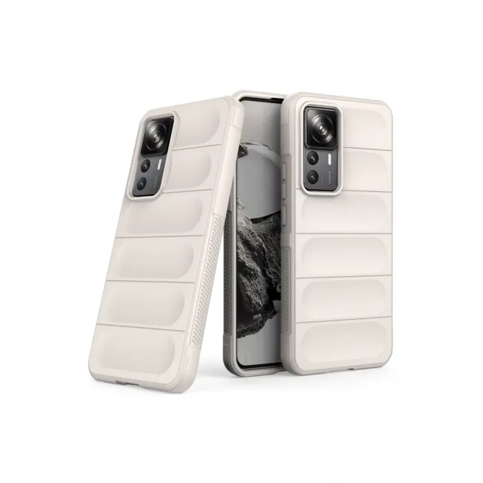 Newface Xiaomi Mi 12T Pro Kılıf Optimum Silikon - Krem