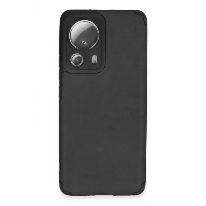 Newface Xiaomi Mi 13 Lite Kılıf Loop Deri Silikon - Siyah