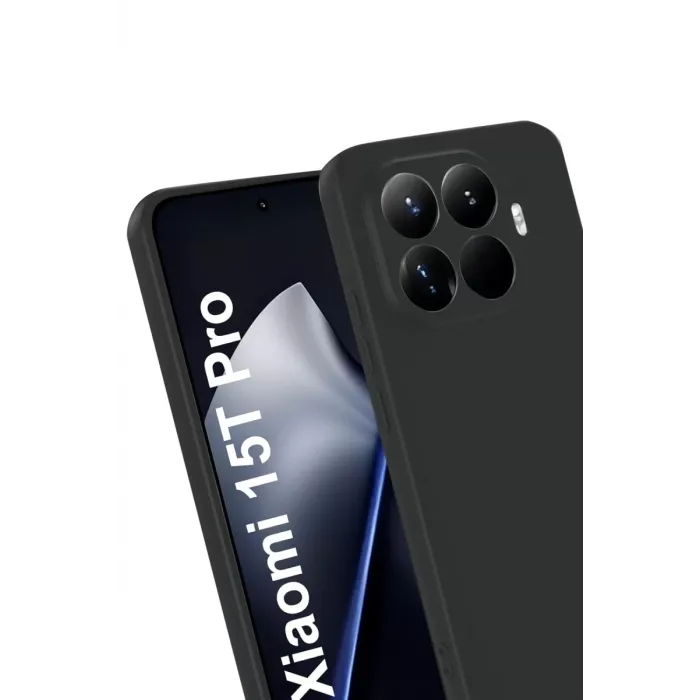 Newface Xiaomi Mi 15T Pro First Silikon - Siyah