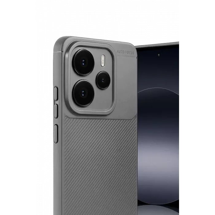 Newface Xiaomi Note 14 5G Auto Focus Karbon Kapak - Gri