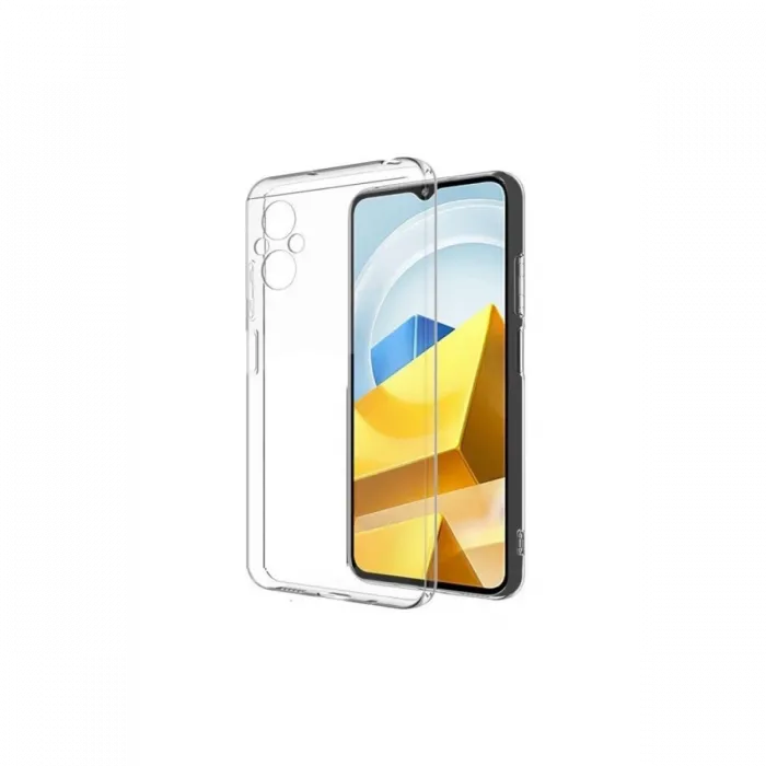 Newface Xiaomi Poco M5 Kılıf Lüx Şeffaf Silikon