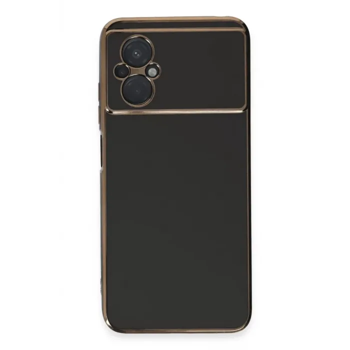 Newface Xiaomi Poco M5 Kılıf Volet Silikon - Siyah