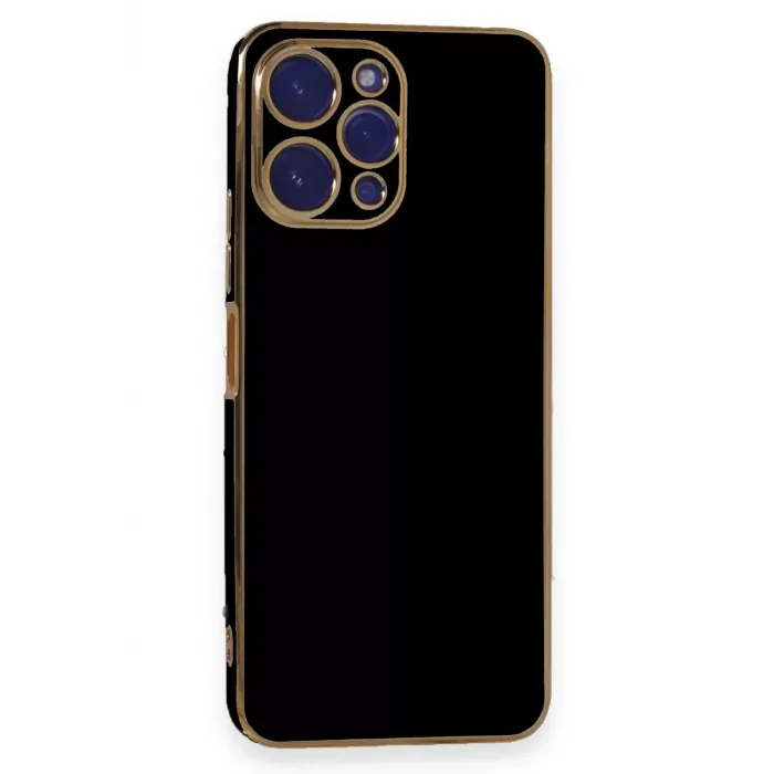 Newface Xiaomi Poco M6 Pro 5G Kılıf Volet Silikon - Siyah