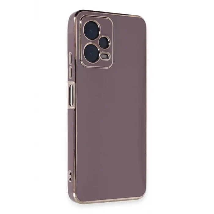Newface Xiaomi Poco X5 5G Kılıf Volet Silikon - Mor