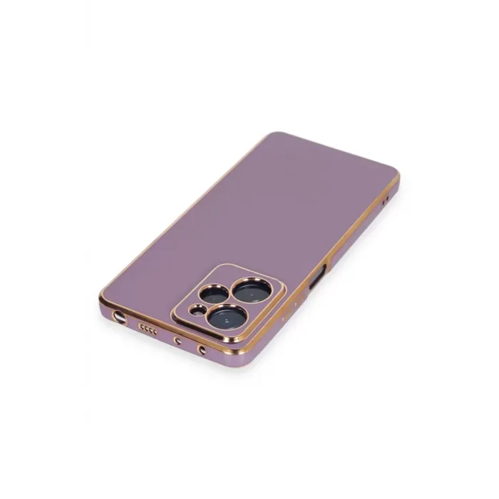 Newface Xiaomi Poco X5 Pro 5G Kılıf Volet Silikon - Mor