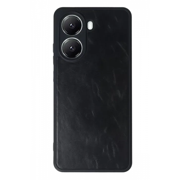 Newface Xiaomi Poco X7 Pro Kılıf Aras Deri Kapak - Siyah