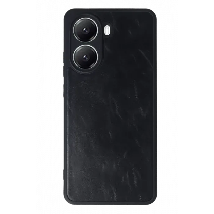 Newface Xiaomi Poco X7 Pro Kılıf Aras Deri Kapak - Siyah