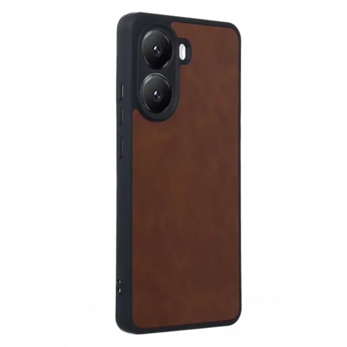 Newface Xiaomi Poco X7 Pro Kılıf Aras Deri Kapak - Taba