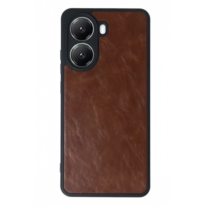 Newface Xiaomi Poco X7 Pro Kılıf Aras Deri Kapak - Taba