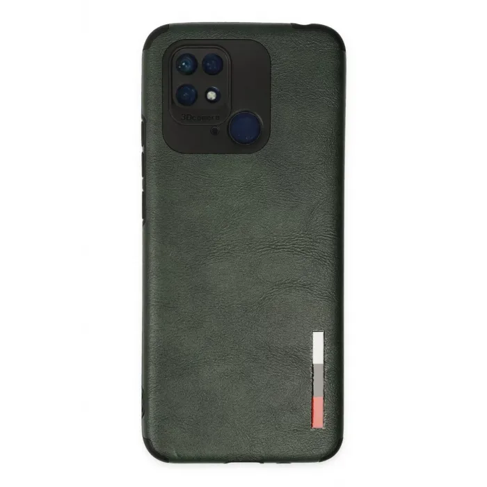 Newface Xiaomi Redmi 10C Kılıf Loop Deri Silikon - Yeşil