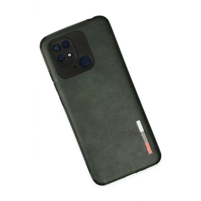 Newface Xiaomi Redmi 10C Kılıf Loop Deri Silikon - Yeşil