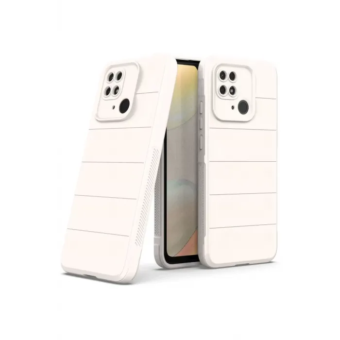 Newface Xiaomi Redmi 10C Kılıf Optimum Silikon - Krem