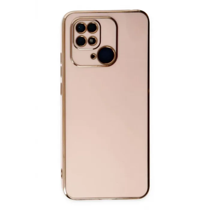 Newface Xiaomi Redmi 10C Kılıf Volet Silikon - Pembe