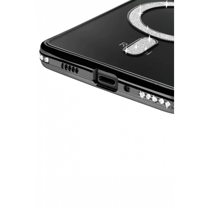 Newface Xiaomi Redmi 14C Joke Simli Magneticsafe Kılıf - Siyah