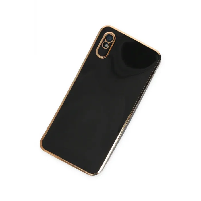 Newface Xiaomi Redmi 9A Kılıf Volet Silikon - Siyah