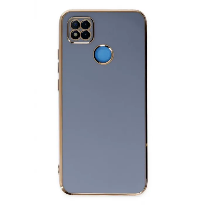 Newface Xiaomi Redmi 9C Kılıf Volet Silikon - Mavi