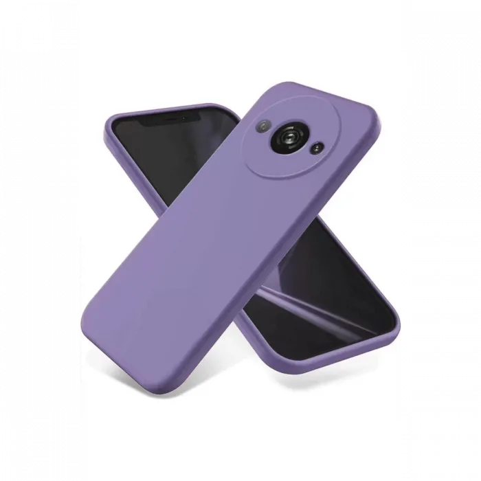 Newface Xiaomi Redmi A3 4G Kılıf First Silikon - Lila