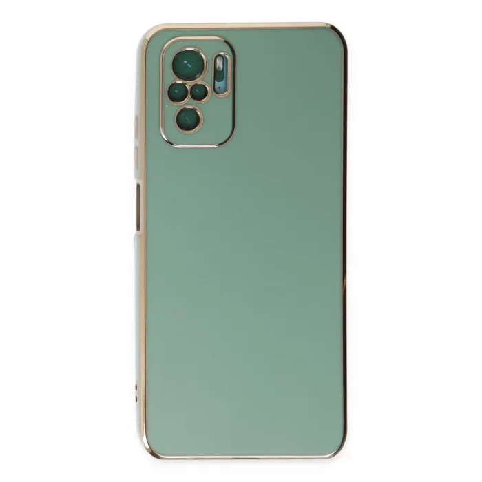 Newface Xiaomi Redmi Note 10 Kılıf Volet Silikon - Açık Yeşil