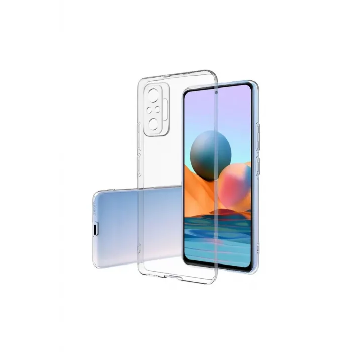 Newface Xiaomi Redmi Note 10 Pro Kılıf Lüx Şeffaf Silikon