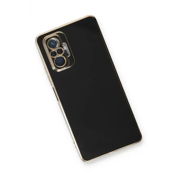 Newface Xiaomi Redmi Note 10 Pro Kılıf Volet Silikon - Siyah