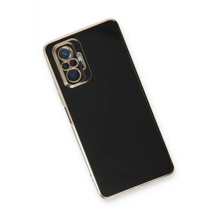 Newface Xiaomi Redmi Note 10 Pro Kılıf Volet Silikon - Siyah