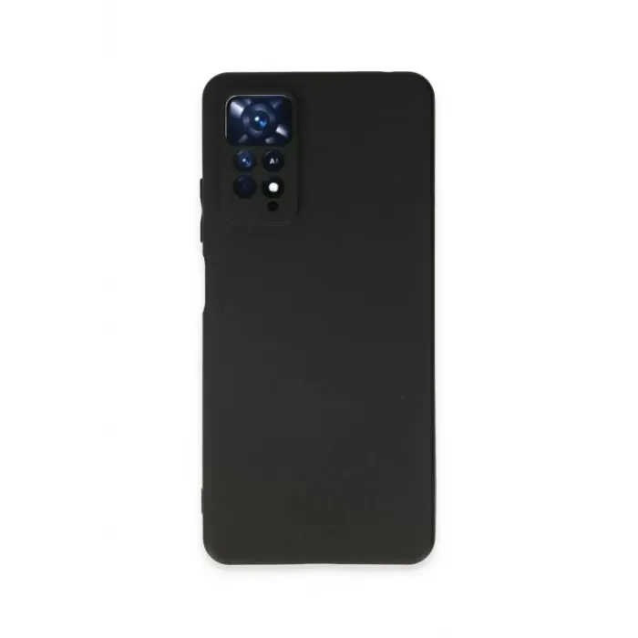 Newface Xiaomi Redmi Note 11 Kılıf First Silikon - Siyah