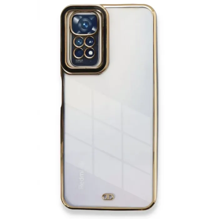 Newface Xiaomi Redmi Note 11 Kılıf Liva Lens Silikon - Siyah