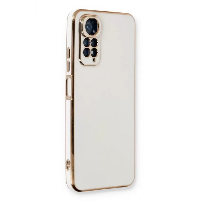 Newface Xiaomi Redmi Note 11 Kılıf Volet Silikon - Beyaz