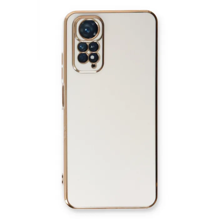 Newface Xiaomi Redmi Note 11 Kılıf Volet Silikon - Beyaz