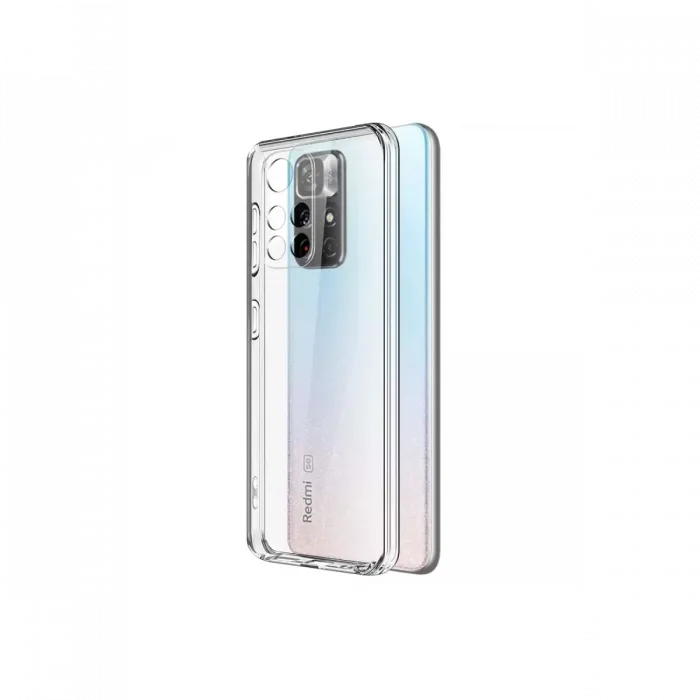 Newface Xiaomi Redmi Note 11T Kılıf Lüx Şeffaf Silikon